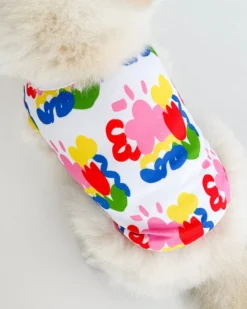 COTE A COTE Garden Scribbles Cooling Dog Tee -Pet Sale Shop 02bf4c4b717329af096a51e2a7f5a287