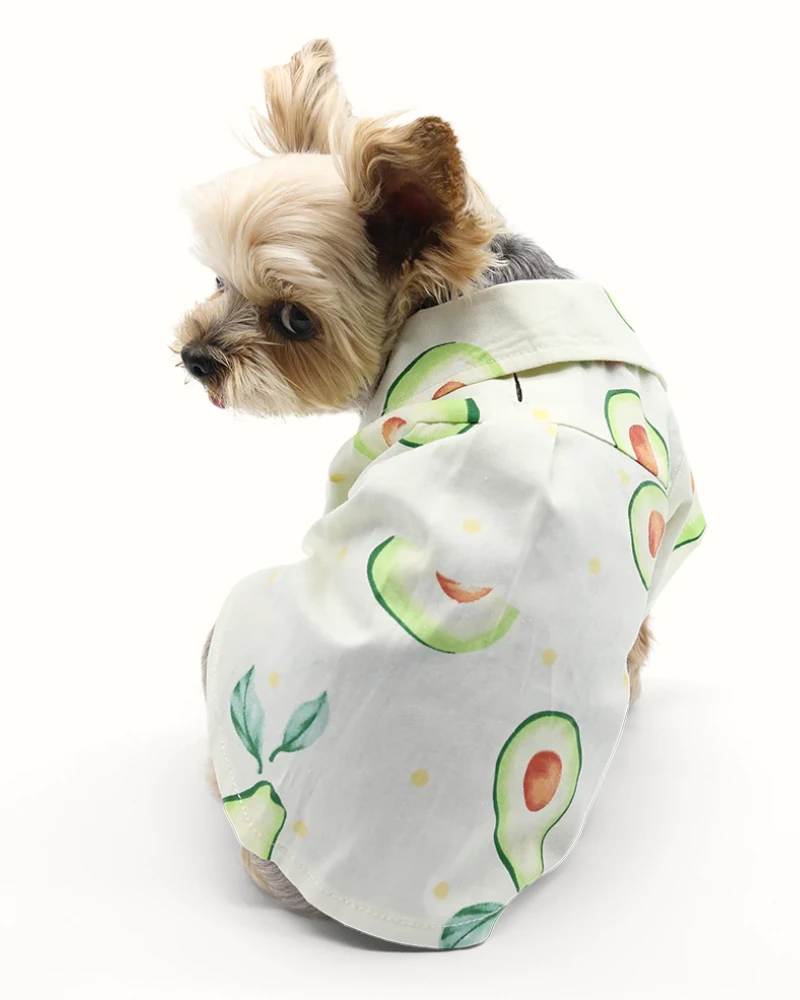DOGO Avocado Button Dog Shirt For Dogs 4 DOGO Avocado Button Dog Shirt For Dogs - Image 4