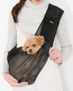 MONCHERI Mesh Dog Sling In Cafe Latte Or Black -Pet Sale Shop 11 24e4f1e9 d188 4610 a4a2 4d276c8dfb9c