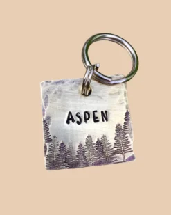 THE COPPER POPPY Aspen Custom Dog ID Tag (Custom/Drop-Ship) (Made In The USA) -Pet Sale Shop 11 c55ba1b5 8f94 4139 af8b 534822888ba9
