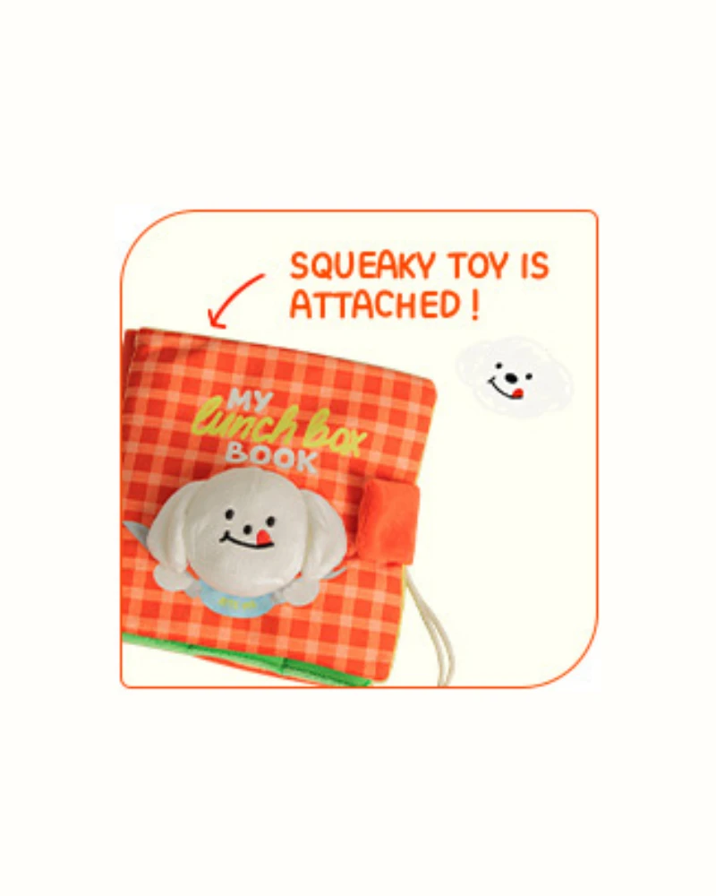 BITE ME Lunch Box Nosework Dog Book Plush Toy 6 BITE ME Lunch Box Nosework Dog Book Plush Toy - Image 6