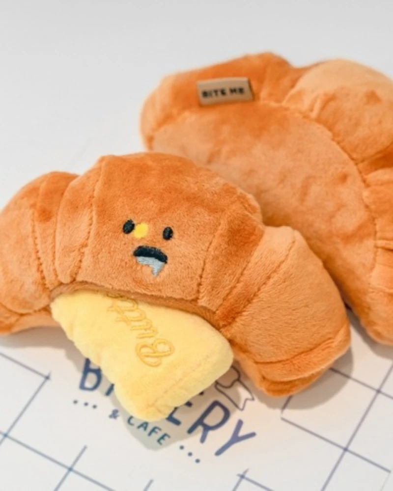 BITE ME Buttered Croissant Nosework Dog Toy 3 BITE ME Buttered Croissant Nosework Dog Toy - Image 3
