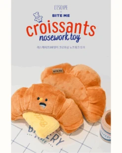 BITE ME Buttered Croissant Nosework Dog Toy 11 BITE ME Buttered Croissant Nosework Dog Toy -Pet Sale Shop 130