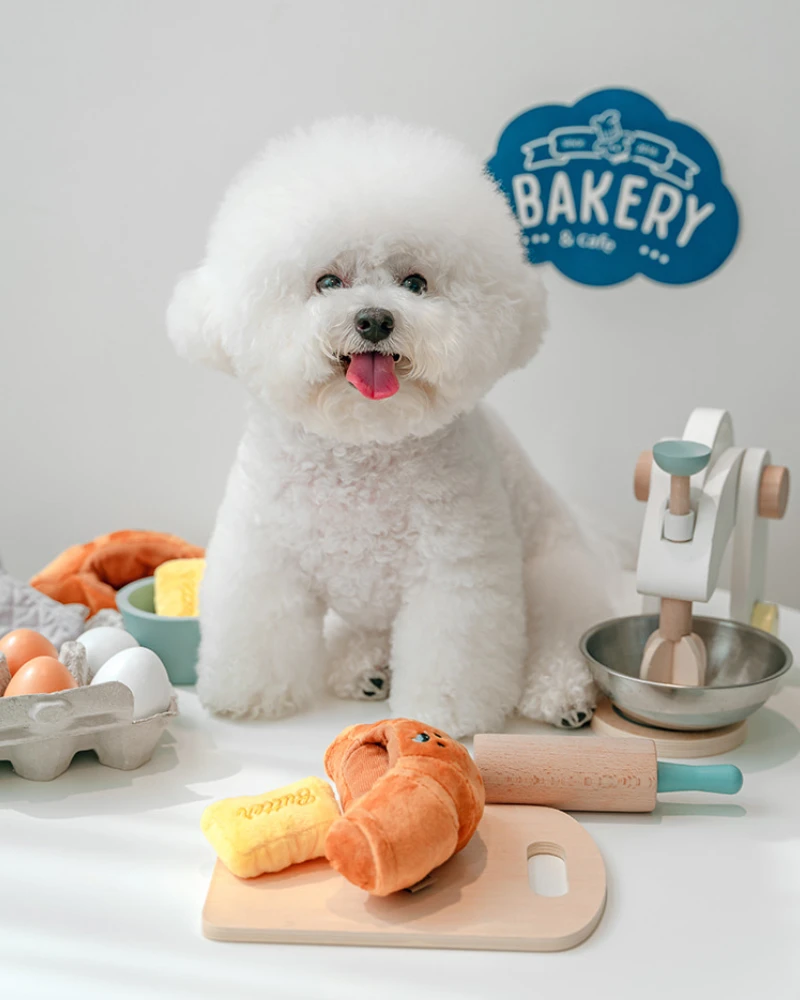 BITE ME Buttered Croissant Nosework Dog Toy 4 BITE ME Buttered Croissant Nosework Dog Toy - Image 4