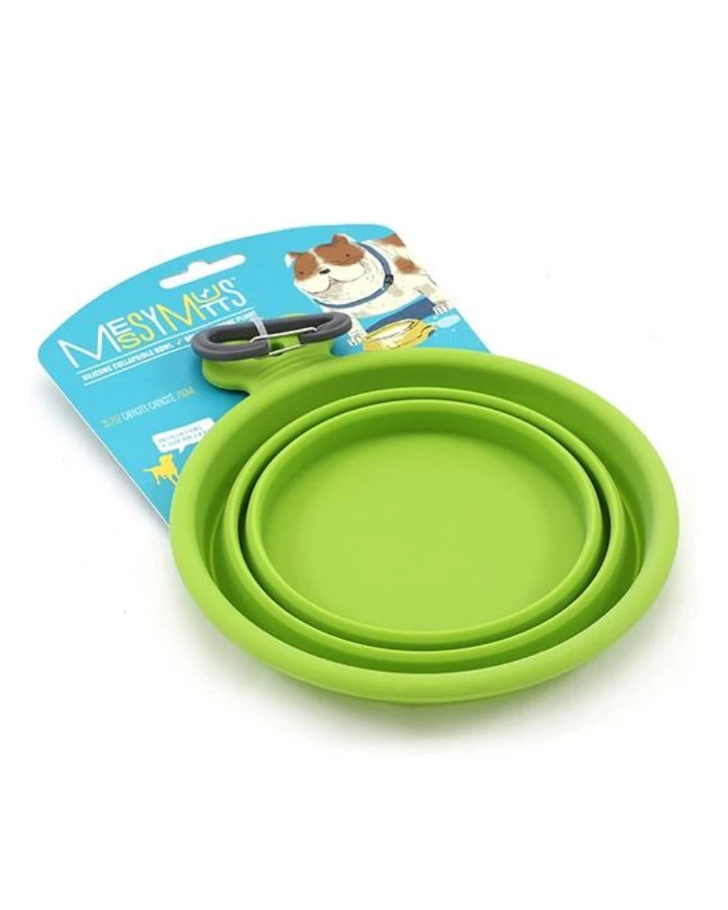 MESSY MUTTS Silicone Collapsible Dog Bowls 4 MESSY MUTTS Silicone Collapsible Dog Bowls - Image 4