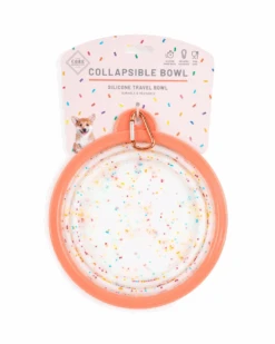 CORE HOME Collapsible Silicone Travel Bowl In Confetti