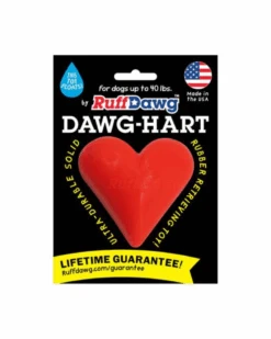 RUFF DAWG Dawg Heart Solid Rubber Dog Toy (Made In The USA) -Pet Sale Shop 18 28dc6762 43e3 44e0 84d7 fa48c8849601