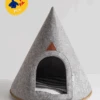NOOEE PET Lucy Soft Grey Dog Cave (Medium)