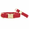 THE FOGGY DOG Berry Stitch Dog Collar (Made In The USA) (FINAL SALE)