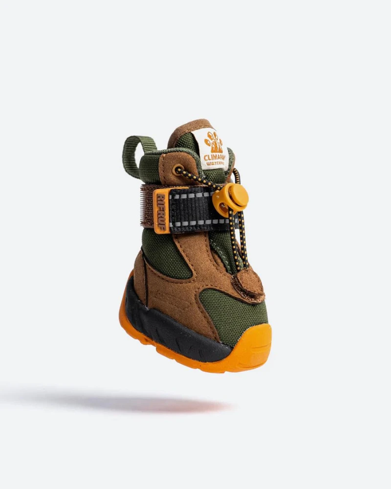 RIFRUF Apollo 1 - Waterproof Dog Boots In Beef & Broccoli (FINAL SALE) 2 RIFRUF Apollo 1 - Waterproof Dog Boots In Beef & Broccoli (FINAL SALE) - Image 2