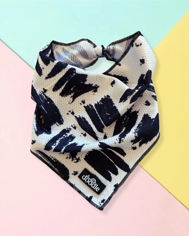 DOODLE PET DESIGN Cooling Dog Bandana In Berne 1 DOODLE PET DESIGN Cooling Dog Bandana In Berne