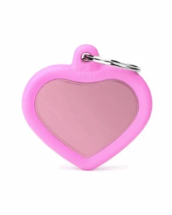MY FAMILY Hushtag Pink Aluminum Heart Custom Pet ID Tag 5 MY FAMILY Hushtag Pink Aluminum Heart Custom Pet ID Tag -Pet Sale Shop 1 8ce904a8 700a 4b93 8d3c af7330a69526