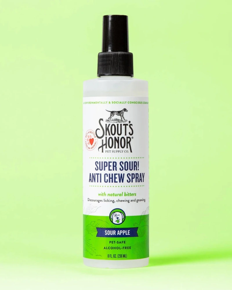 SKOUT'S HONOR Super Sour! Anti Chew Dog Spray (8oz) 1 SKOUT'S HONOR Super Sour! Anti Chew Dog Spray (8oz)