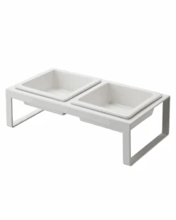 YAMAZAKI Tower Pet Food Bowl In White -Pet Sale Shop 1 a865e75a 00b5 48a6 80b4 595125860b54