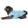 GOLD PAW Sun Shield Dog Tee In Ocean Blue (Made In The USA)