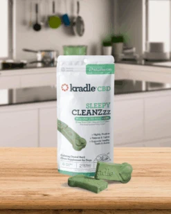 KRADLE Sleepy CleanZzz CBD Hard Chews For Dogs (2 Pack)