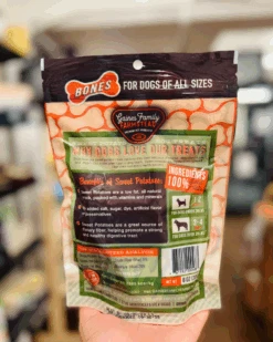 GAINES FAMILY FARMSTEAD Sweet Potato Bone Treats For Dogs (Made In The USA) -Pet Sale Shop 20 465c367b dab9 47df be0f 06ab92497042