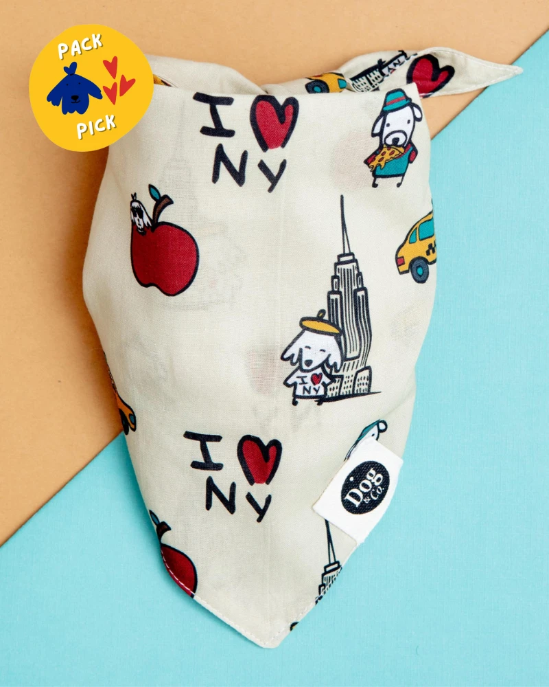 DOG & CO. I Love New York Dog Bandana (Dog & Co. Exclusive) 1 DOG & CO. I Love New York Dog Bandana (Dog & Co. Exclusive)