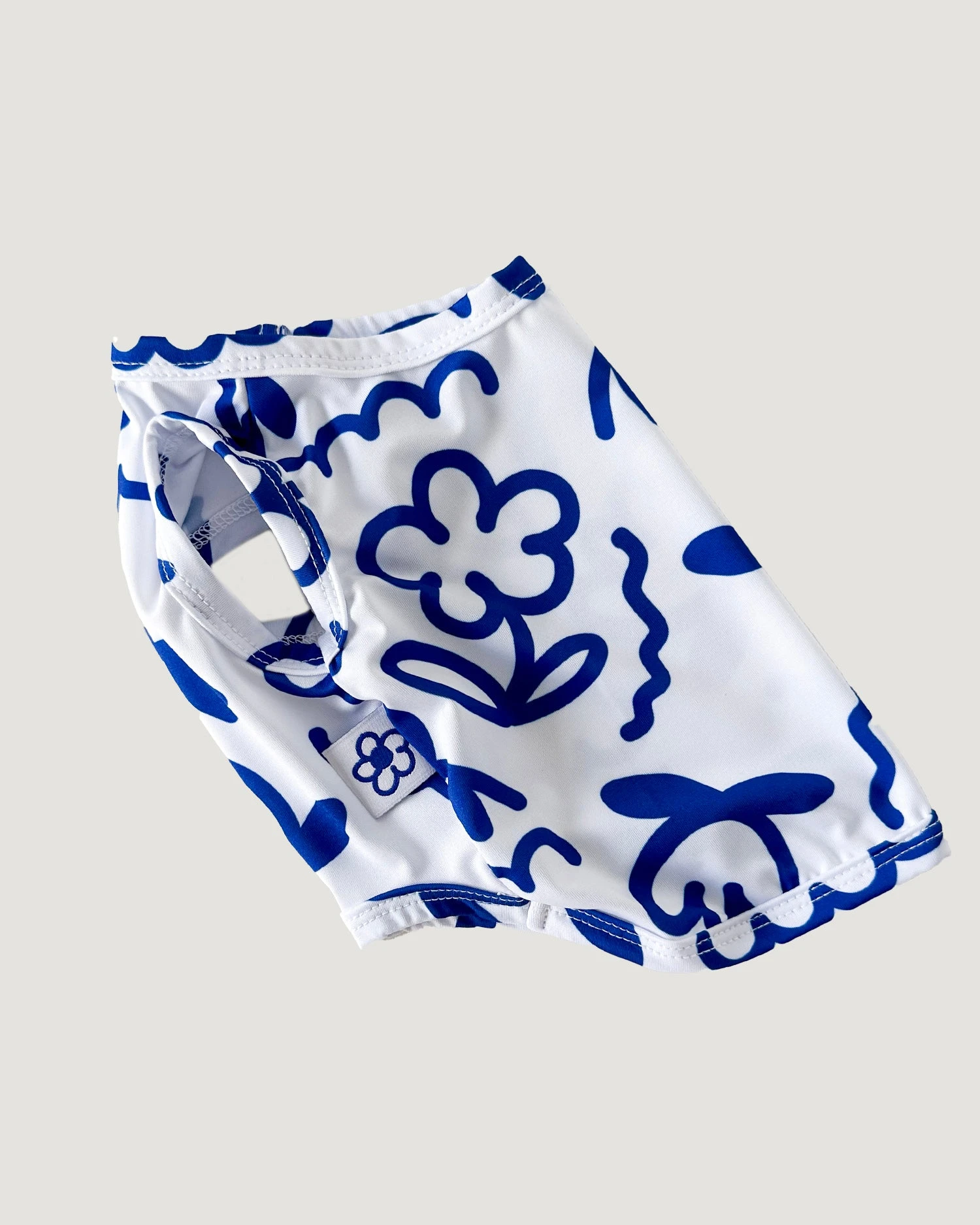 COTE A COTE Blue Scribbles Cooling Dog Tee 2 COTE A COTE Blue Scribbles Cooling Dog Tee - Image 2