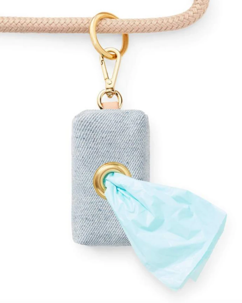 THE FOGGY DOG Upcycled Denim Waste Bag Dispenser (Made In The USA) 1 THE FOGGY DOG Upcycled Denim Waste Bag Dispenser (Made In The USA)