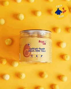 ARYA SIT Freeze-Dried Egg Yolk Treat For Dogs & Cats