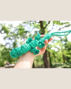 KNOTTY PAWS Homemade Eco-Friendly Green Lizard Dog Rope Toy 8 KNOTTY PAWS Homemade Eco-Friendly Green Lizard Dog Rope Toy -Pet Sale Shop 2 0ac50132 5804 4e2b 86b8 ddbbc28d56d1