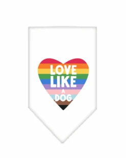 DOG & CO. Love Like A Dog Pride Bandana -Pet Sale Shop 2 11376b8e 0194 45e9 8eaa 7b95c95dc245