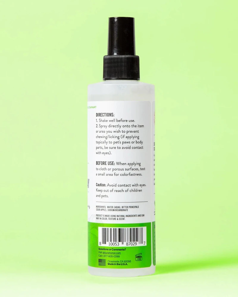 SKOUT'S HONOR Super Sour! Anti Chew Dog Spray (8oz) 2 SKOUT'S HONOR Super Sour! Anti Chew Dog Spray (8oz) - Image 2