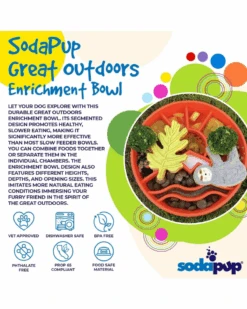 SODA PUP Great Outdoors Slow Feeder Dog Bowl (Made In The USA) 14 SODA PUP Great Outdoors Slow Feeder Dog Bowl (Made In The USA) -Pet Sale Shop 2 4418826e 70f1 47b4 a2f1 723d3b8210b9