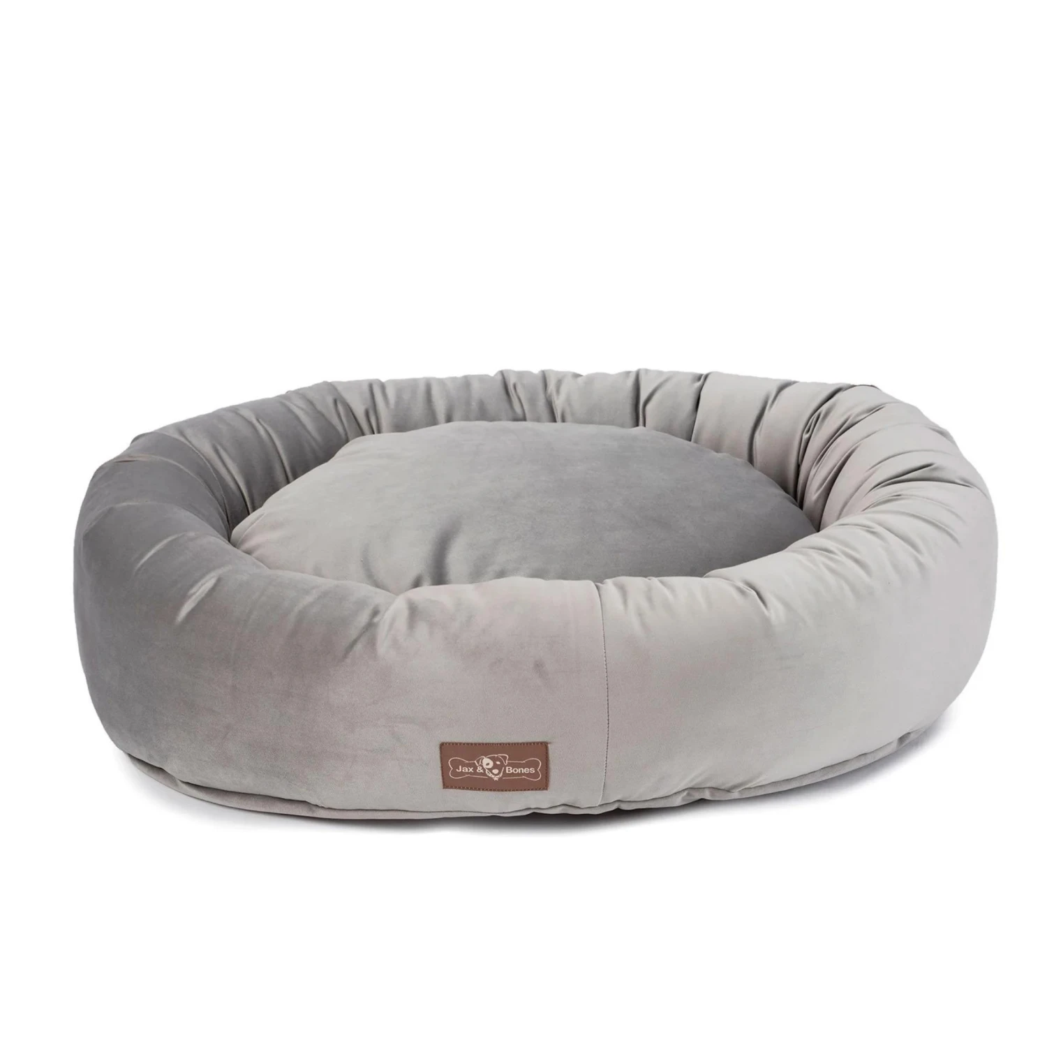 JAX & BONES Donut Dog Bed In Vintage Velour (Direct-Ship)<br>(Made In The USA) 4 JAX & BONES Donut Dog Bed In Vintage Velour (Direct-Ship)<br>(Made In The USA) - Image 4