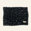 SUSAN LANCI DESIGNS Black Curly Sue Dog Plush Blanket (Made In The USA)