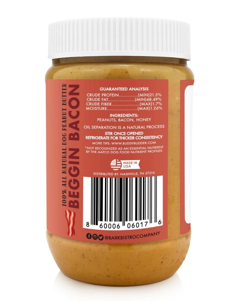 BISTRO Beggin Bacon Buddy Peanut Butter For Dogs 4 BISTRO Beggin Bacon Buddy Peanut Butter For Dogs - Image 4