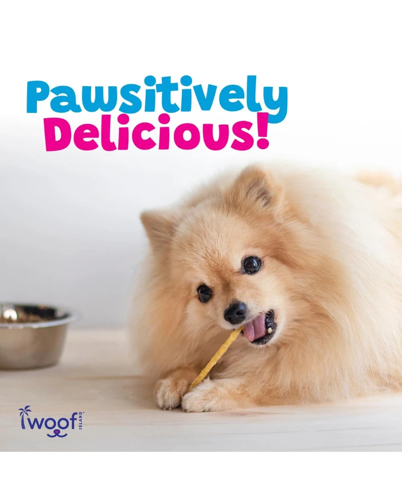 WOOF ISLAND All Natural Coconut Dog Twist Sticks Treat (12-Pack) 3 WOOF ISLAND All Natural Coconut Dog Twist Sticks Treat (12-Pack) - Image 3