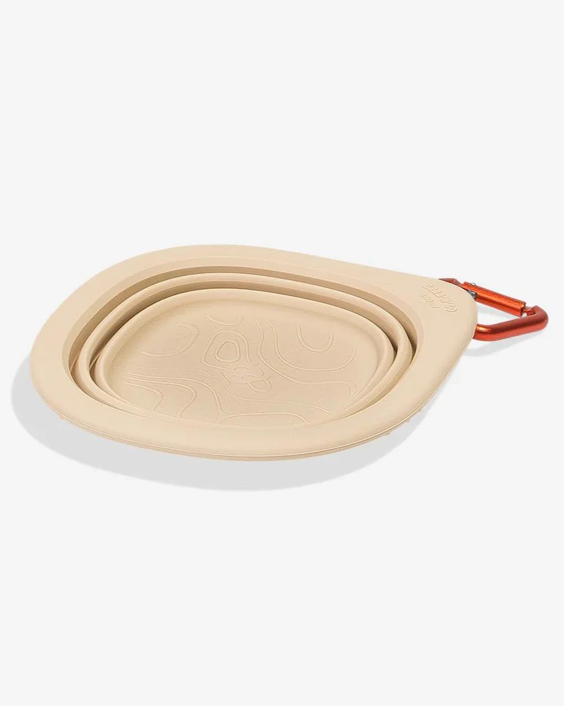 ZEE.DOG Collapsible Go Bowl In Biscotti 2 ZEE.DOG Collapsible Go Bowl In Biscotti - Image 2