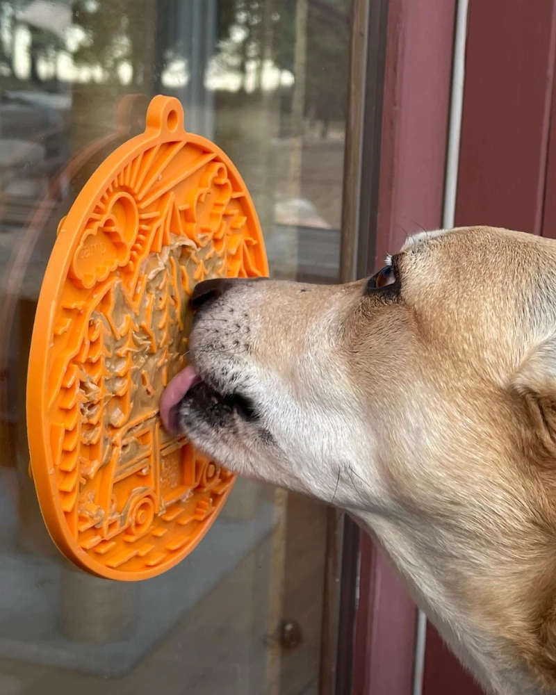SODA PUP Camp Enrichment Lick Mat With Suction Cups (Made In The USA) 4 SODA PUP Camp Enrichment Lick Mat With Suction Cups (Made In The USA) - Image 4