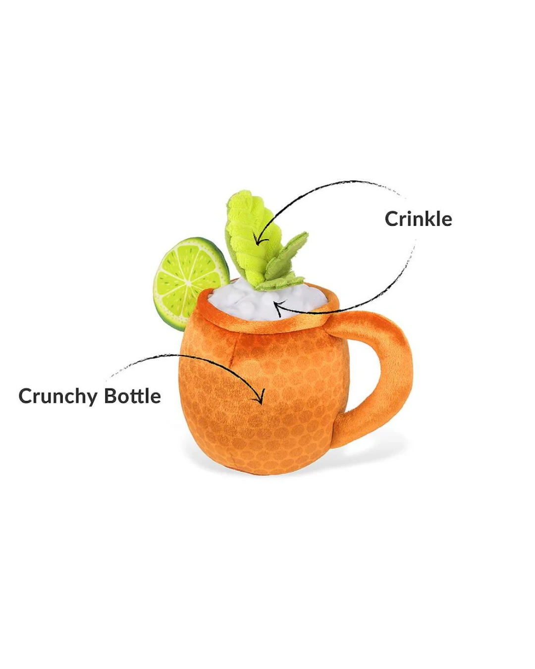 P.L.A.Y. Mospaw Mule Squeaky Plush Dog Toy 4 P.L.A.Y. Mospaw Mule Squeaky Plush Dog Toy - Image 4