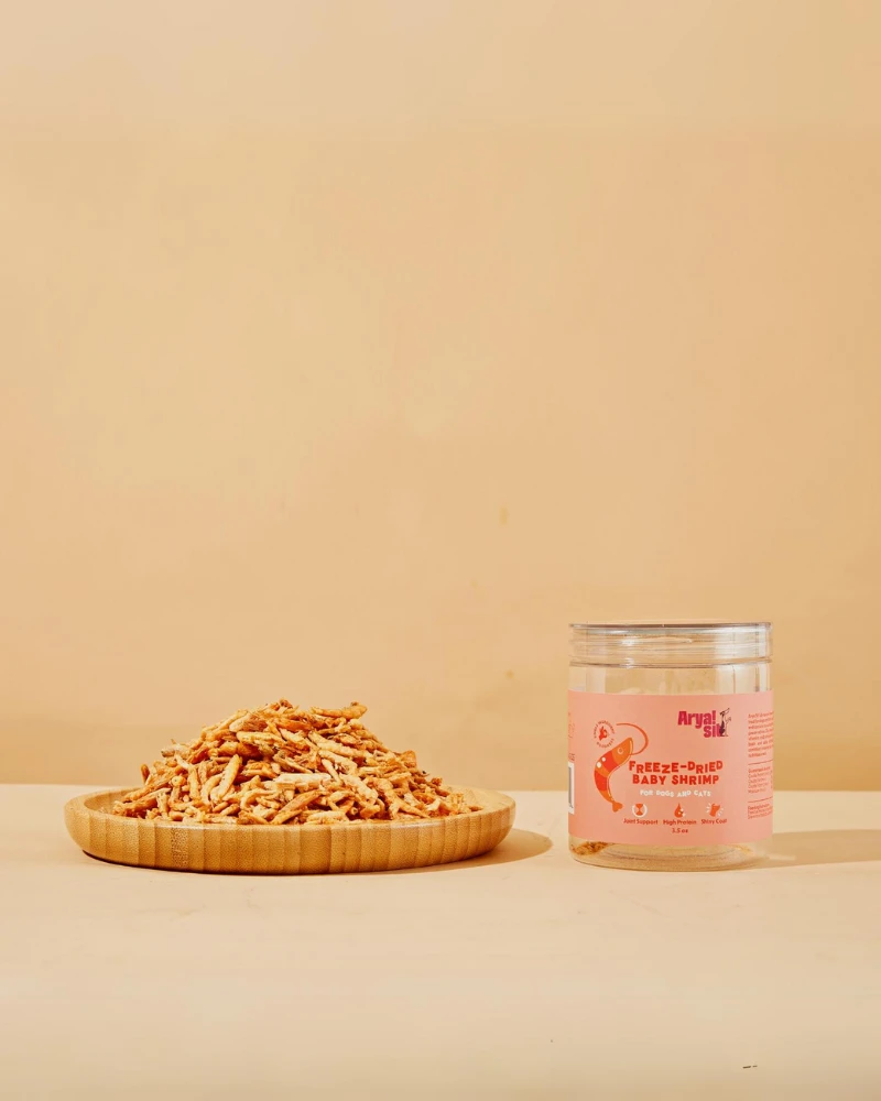 ARYA SIT Freeze-Dried Baby Shrimp Treat For Dogs & Cats 4 ARYA SIT Freeze-Dried Baby Shrimp Treat For Dogs & Cats - Image 4