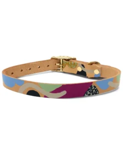 NICE DIGS Snakes & Ladders Leather Dog Collar -Pet Sale Shop 3 2c952443 0248 4a26 8c41 5e17db4466a1