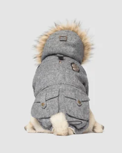 CANADA POOCH Alaskan Army Dog Parka In Salt And Pepper (FINAL SALE) 9 CANADA POOCH Alaskan Army Dog Parka In Salt And Pepper (FINAL SALE) -Pet Sale Shop 3 43fcad2c 849c 4a07 a566 30156dbb39ca