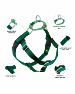 2 Hounds Design Freedom No-Pull Harness In Kelly Green (Made In The USA) (FINAL SALE) 15 2 Hounds Design Freedom No-Pull Harness In Kelly Green (Made In The USA) (FINAL SALE) -Pet Sale Shop 3 6f136351 3567 42b4 9baa b96c22e87b43
