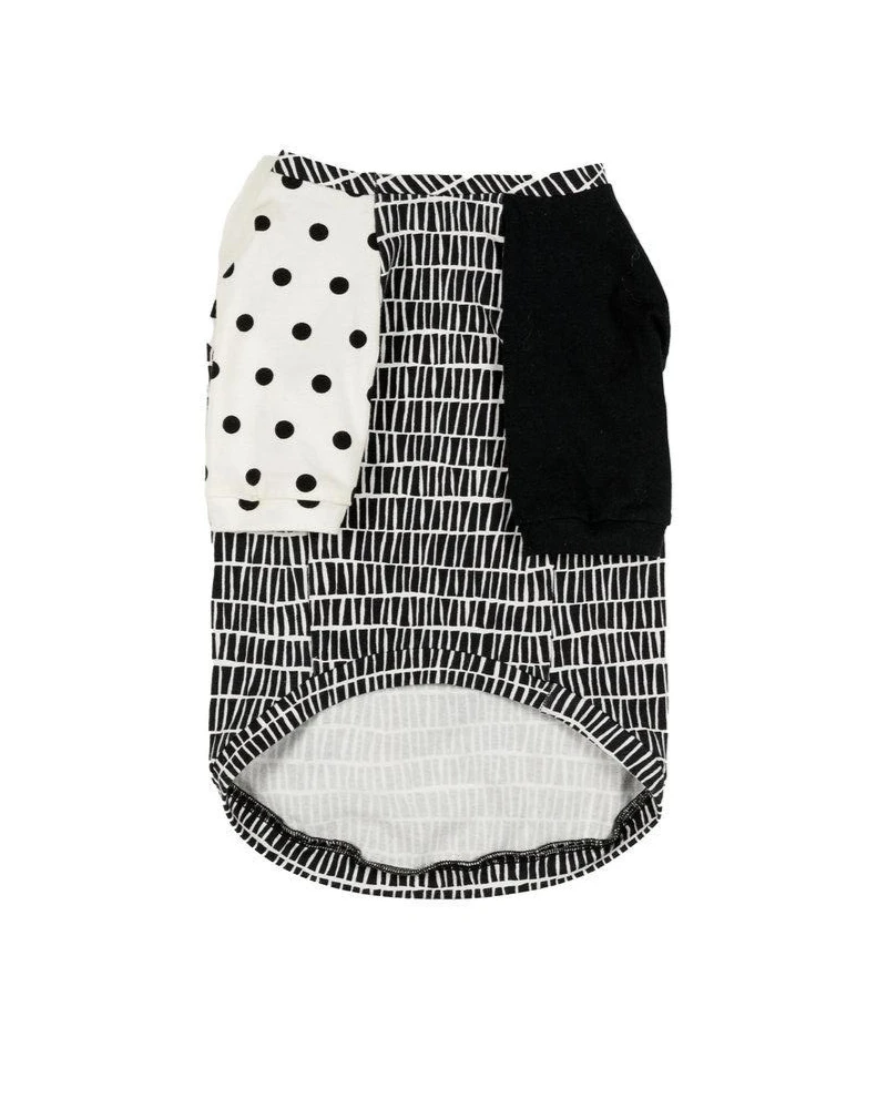 WARE OF THE DOG Geometric Print Dog T-Shirt (Made In The USA) 2 WARE OF THE DOG Geometric Print Dog T-Shirt (Made In The USA) - Image 2