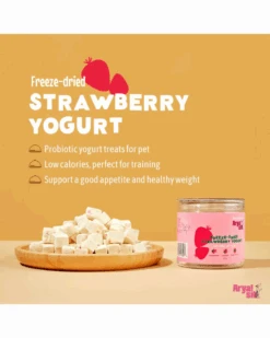 ARYA SIT Freeze-Dried Strawberry Yogurt Treats For Dogs & Cats -Pet Sale Shop 3 bd7bf063 8686 49cb b287 09ef27fa4ec6