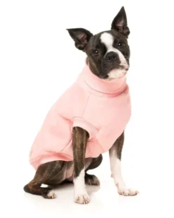 FUZZYARD Stevie Dog Turtleneck In Pink (FINAL SALE)
