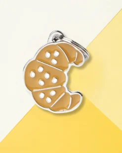 MY FAMILY J'Adore Croissants Custom Pet ID Tag