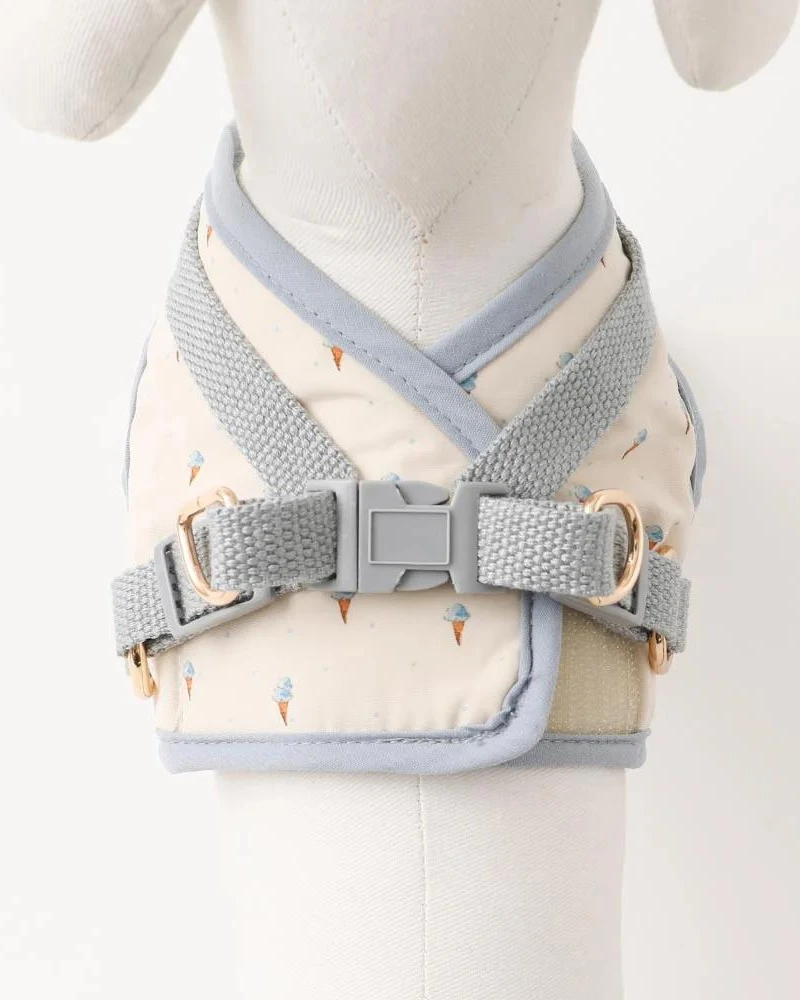 MONCHERI Padded Ice Cream Cone Dog Harness + Lead Set 5 MONCHERI Padded Ice Cream Cone Dog Harness + Lead Set - Image 5