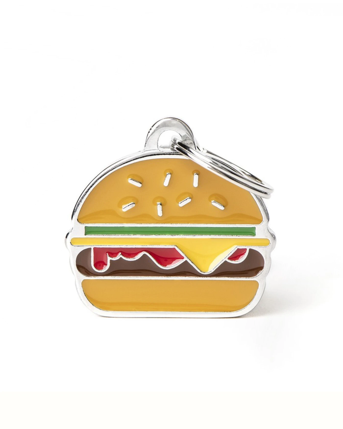 MY FAMILY Buy Me A Burger Custom Pet ID Tag 3 MY FAMILY Buy Me A Burger Custom Pet ID Tag - Image 3