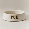 STYLE UNION HOME Poe Pet Bowl In Blanc (Made In The USA) (Custom/Direct-Ship)