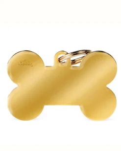 MY FAMILY Bonne Bone In Golden Brass Custom Pet ID Tag -Pet Sale Shop 44 4e351b42 47d0 4a9e 858c 0812ed38b23b