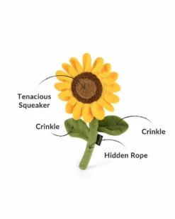 P.L.A.Y. Sassy Sunflower Crinkly Squeaker Dog Toy -Pet Sale Shop 44 57afb779 0ece 49f5 857a 53c5578f8578