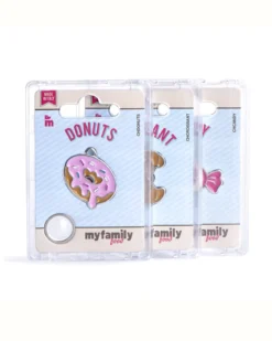 MY FAMILY Dogs Love Donuts Custom Pet ID Tag -Pet Sale Shop 45